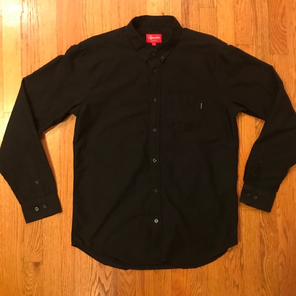 supreme button down shirt